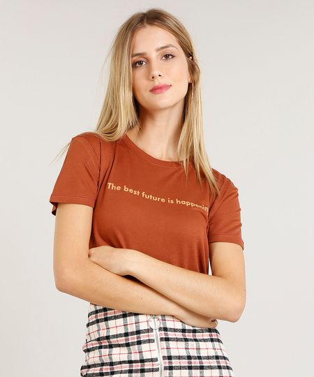 Blusa-Feminina--Future-is-Happening--Manga-Curta-Decote-Redondo-Marrom-9465202-Marrom_1 Blusa-Feminina--Future-is-Happening--Manga-Curta-Decote-Redondo-Marrom-9465202-Marrom_1