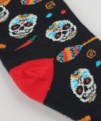 Meia-Masculina-Cano-Alto-Divertida-Estampada-Caveira-Mexicana-Preta-9468280-Preto_5