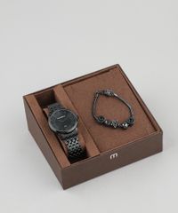 Kit-de-Relogio-Analogico-Mondaine-Feminino---Pulseira---53673LPMVPE1k8-Preto-9507733-Preto_1