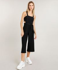 Macacao-Feminino-Pantacourt-com-Pespontos-e-Faixa-para-Amarrar-Preto-9436141-Preto_3