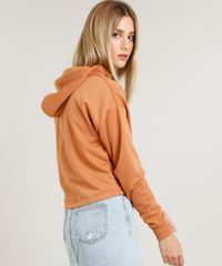 Blusao-Feminino-Cropped--Offline--com-Capuz-Manga-Longa-Caramelo-9441490-Caramelo_2