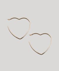 Brinco-Feminino-de-Argola-Coracao-Dourado-9413274-Dourado_1