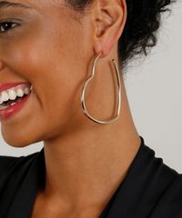 Brinco-Feminino-de-Argola-Coracao-Dourado-9413274-Dourado_2