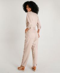 Macacao-Feminino-com-Faixa-para-Amarrar-Manga-Curta-Kaki-9463434-Kaki_2