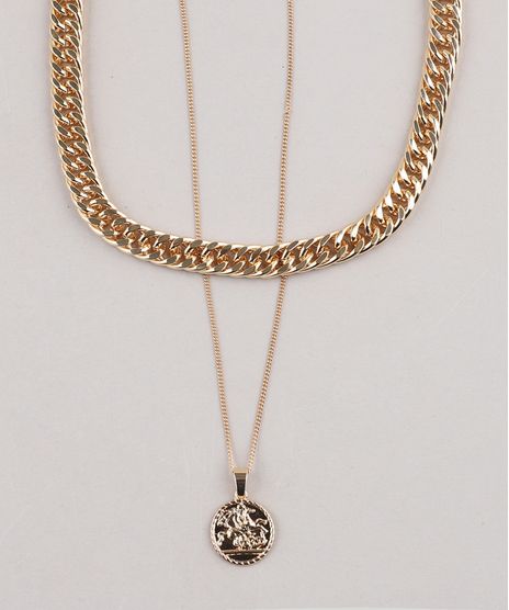 Kit-de-2-Colares-Femininos-Dourado-9413001-Dourado_1