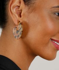 Brinco-Feminino-de-Argola-Acrilica-Animal-Print-Bege-9412998-Bege_2