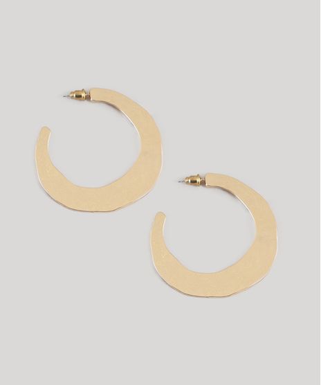 Brinco-Feminino-de-Argola-Texturizado-Dourado-9413297-Dourado_1