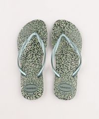 Chinelo-Havaianas-Slim-Feminino-Estampado-Animal-Print-Verde-Militar-9297210-Verde_Militar_1