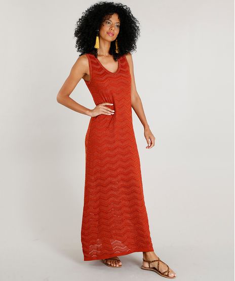 Vestido-Feminino-Longo-em-Trico-com-Lurex-Cobre-9441959-Cobre_1