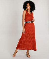Vestido-Feminino-Longo-em-Trico-com-Lurex-Cobre-9441959-Cobre_3