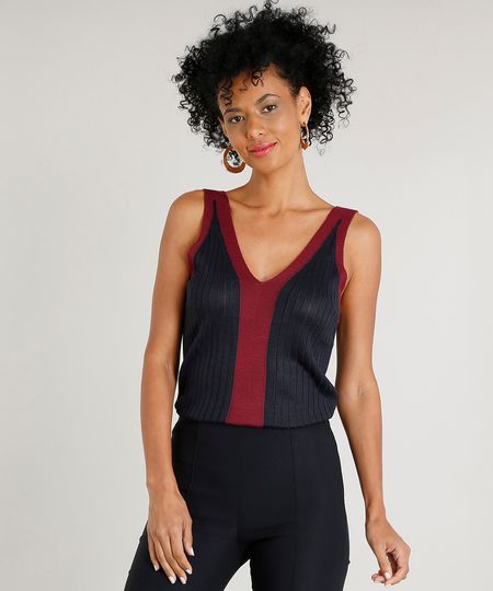 Regata-Feminina-Canelada-Bicolor-em-Trico-Decote-V-Azul-Marinho-9441713-Azul_Marinho_1 Regata-Feminina-Canelada-Bicolor-em-Trico-Decote-V-Azul-Marinho-9441713-Azul_Marinho_1