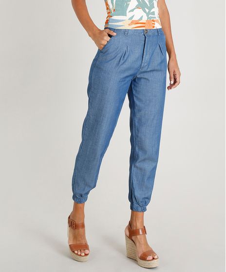 Calca-Jeans-Jogger-Feminina-Alfaiatada-Azul-Medio-9453721-Azul_Medio_1