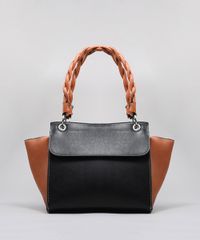 Bolsa-Feminina-Bicolor-com-Alca-Torcida-Preta-9359471-Preto_1 Bolsa-Feminina-Bicolor-com-Alca-Torcida-Preta-9359471-Preto_1