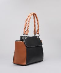 Bolsa-Feminina-Bicolor-com-Alca-Torcida-Preta-9359471-Preto_3 Bolsa-Feminina-Bicolor-com-Alca-Torcida-Preta-9359471-Preto_3