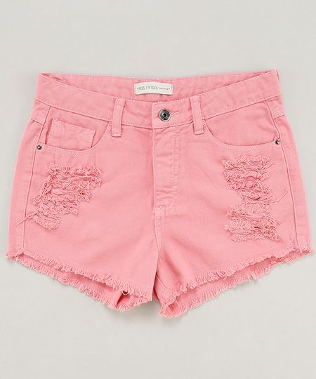 Short-Color-Infantil-Destroyed-Rosa-8550554-Rosa_1 Short-Color-Infantil-Destroyed-Rosa-8550554-Rosa_1