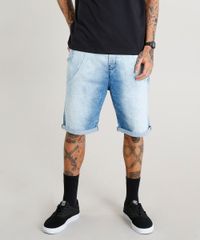 Bermuda-Jeans-Masculina-Jogger-com-Cordao-Azul-Claro-8766347-Azul_Claro_1