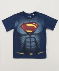 Camiseta-Infantil-Super-Homem-Manga-Curta-Gola-Careca-Azul-Marinho-9235151-Azul_Marinho_1