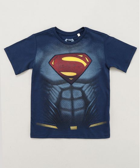 Camiseta-Infantil-Super-Homem-Manga-Curta-Gola-Careca-Azul-Marinho-9235151-Azul_Marinho_1