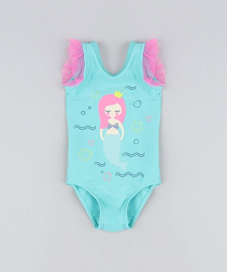 Maio-Infantil-Sereia-com-Tule-Protecao-UV50--Verde-Agua-9421829-Verde_Agua_1