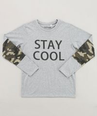 Camiseta-Infantil--Stay-Cool--com-Recorte-Manga-Longa-Gola-Careca-Cinza-Mescla-9442121-Cinza_Mescla_1