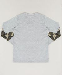 Camiseta-Infantil--Stay-Cool--com-Recorte-Manga-Longa-Gola-Careca-Cinza-Mescla-9442121-Cinza_Mescla_2