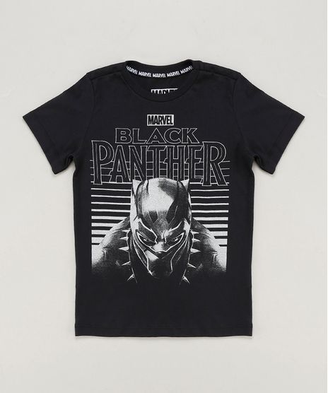 Camiseta-Infantil-Pantera-Negra-Manga-Curta-Gola-Careca-Preta-9465487-Preto_1