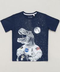 Camiseta-Infantil-Dinossauro-Astronauta-Manga-Curta-Gola-Careca-Azul-Marinho-9442026-Azul_Marinho_1