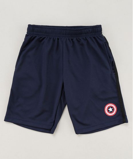 Bermuda-Infantil-Esportiva-Capitao-America-com-Faixas-Laterais-Azul-Marinho-9454237-Azul_Marinho_1