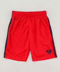 Bermuda-Infantil-Esportiva-Super-Homem-com-Faixas-Laterais-Vermelha-9454220-Vermelho_1