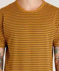 Camiseta-Masculina-Basica-Listrada-Manga-Curta-Gola-Careca-Mostarda-9482844-Mostarda_4