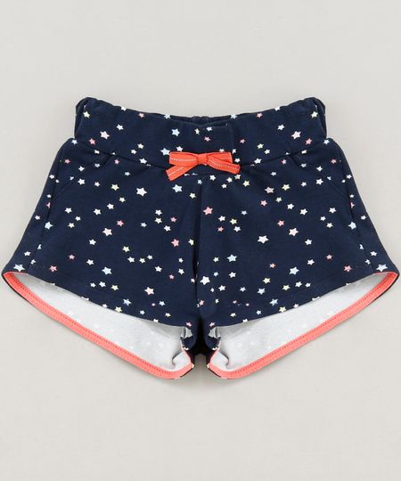 Short-Infantil-Estampado-de-Estrelas-com-Laco-Azul-Marinho-9412218-Azul_Marinho_1