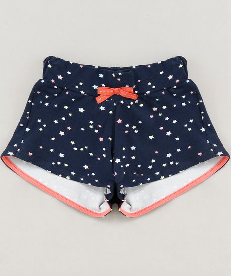 Short-Infantil-Estampado-de-Estrelas-com-Laco-Azul-Marinho-9412218-Azul_Marinho_1