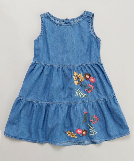 Vestido-Jeans-Infantil-com-Bordado-Sem-Manga-Azul-Medio-9413076-Azul_Medio_1 Vestido-Jeans-Infantil-com-Bordado-Sem-Manga-Azul-Medio-9413076-Azul_Medio_1