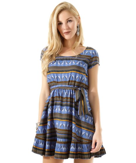 Vestido-Estampado-de-Girafas-Azul-8355517-Azul_1
