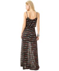 Vestido-Longo-Estampado-de-Borboletas-Preto-8403699-Preto_2