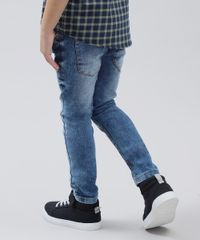 Calca-Jeans-Infantil-Skinny-com-Puido-Azul-Medio-9329288-Azul_Medio_2