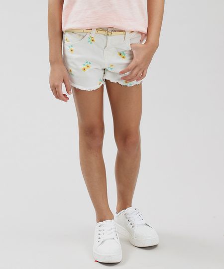 Short-Color-Infantil-Estampado-Floral-com-Cinto-Off-White-9285287-Off_White_1