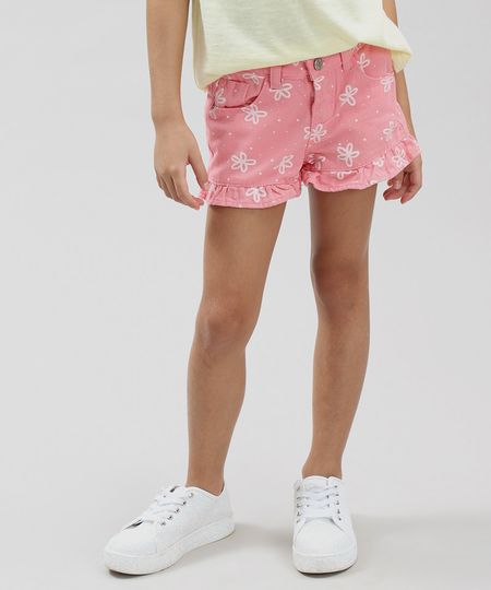 Short-Color-Infantil-Estampado-Floral-com-Babado-Rosa-9368842-Rosa_1 Short-Color-Infantil-Estampado-Floral-com-Babado-Rosa-9368842-Rosa_1
