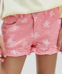 Short-Color-Infantil-Estampado-Floral-com-Babado-Rosa-9368842-Rosa_4