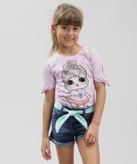 Blusa-Infantil-LOL-Surprise-com-Glitter-Manga-Curta-Decote-Redondo-Lilas-9297078-Lilas_1