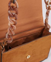 Bolsa-Feminina-Transversal-em-Suede-com-Alca-de-Acrilico-Caramelo-9379324-Caramelo_4