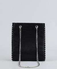 Bolsa-Feminina-Acetinada-com-Tacha-e-Alca-de-Corrente-Preta-9360788-Preto_1
