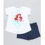 Conjunto-Infantil-Pequena-Sereia-Ariel-de-Blusa-Manga-Curta-Off-White---Short-em-Moletom-Azul-Marinho-9419577-Azul_Marinho_1