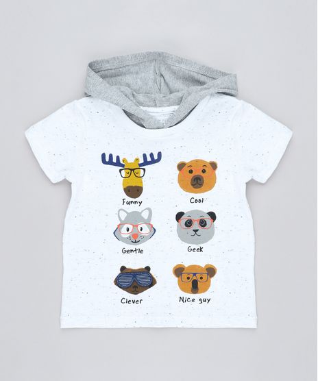 Camiseta-Infantil-Bichos-com-Estampa-Interativa-e-Capuz-Manga-Curta-Branca-9428860-Branco_1