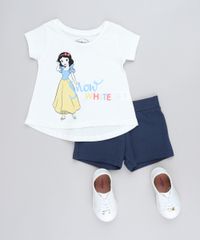 Conjunto-Infantil-Branca-de-Neve-de-Blusa-Manga-Curta-Off-White---Short-em-Moletom-Azul-Marinho-9419578-Azul_Marinho_3