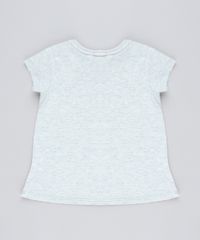 Blusa-Infantil-com-Estampa-Interativa-de-Bichos-Manga-Curta-Decote-Redondo-Cinza-Mescla-Claro-9428229-Cinza_Mescla_Claro_2
