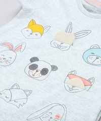 Blusa-Infantil-com-Estampa-Interativa-de-Bichos-Manga-Curta-Decote-Redondo-Cinza-Mescla-Claro-9428229-Cinza_Mescla_Claro_4