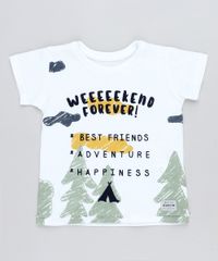 Camiseta-Infantil--Weekend-Forever--Manga-Curta-Gola-Careca-Branca-9441598-Branco_1