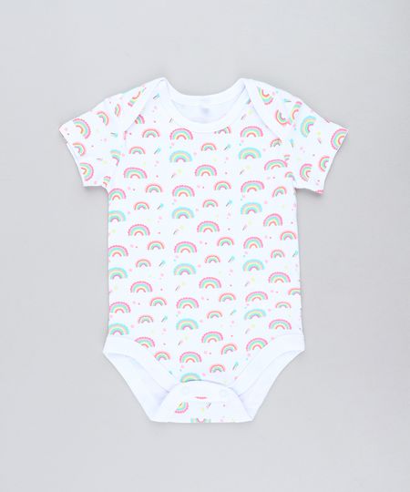 Body-Infantil-Estampado-de-Arco-Iris-Manga-Curta-Decote-Redondo-Branco-9198406-Branco_1