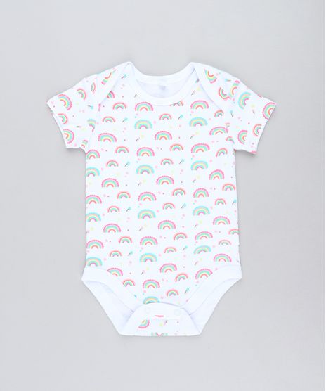 Body-Infantil-Estampado-de-Arco-Iris-Manga-Curta-Decote-Redondo-Branco-9198406-Branco_1